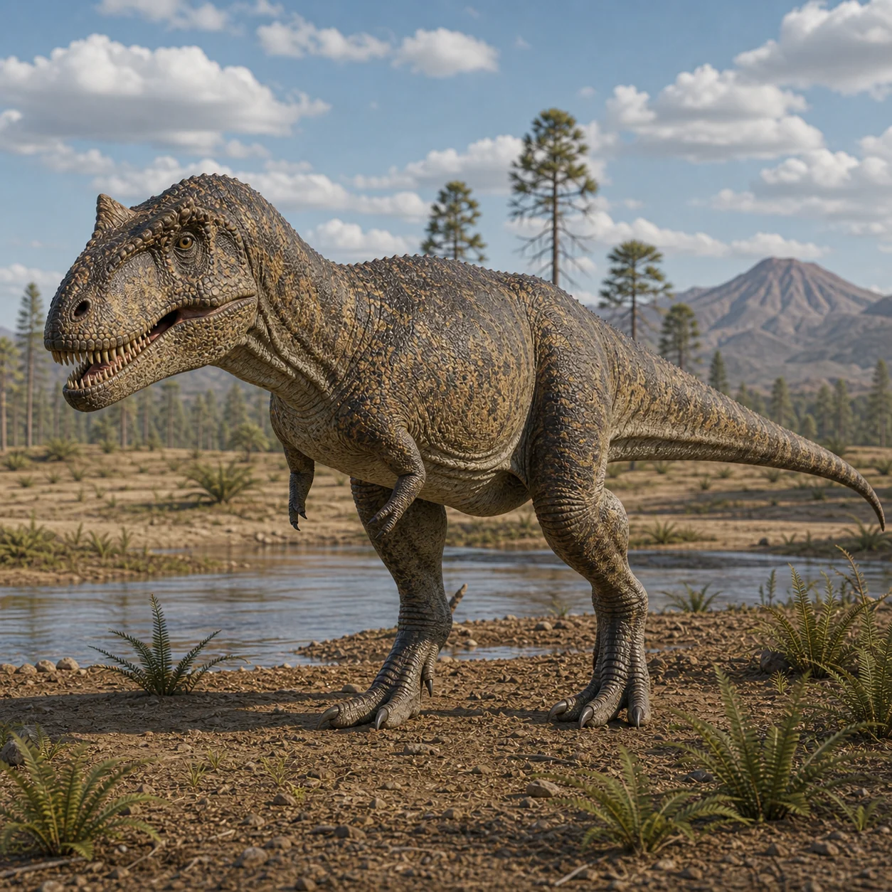 Abelisaurus — reconstrução científica