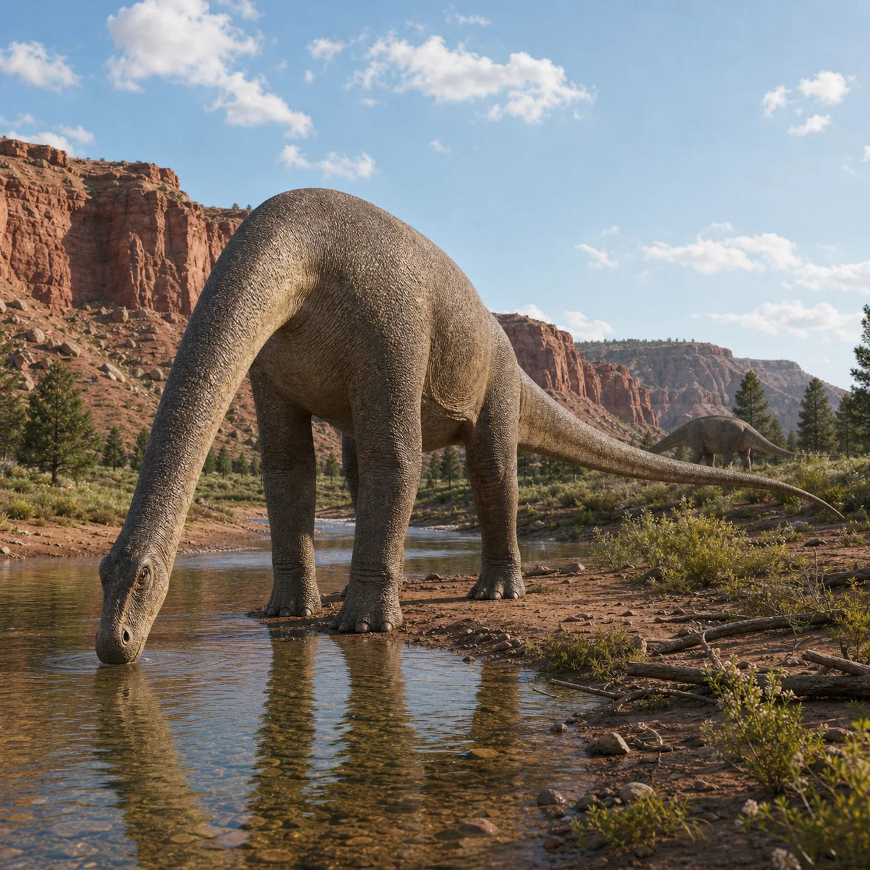 Abydosaurus — reconstrução científica
