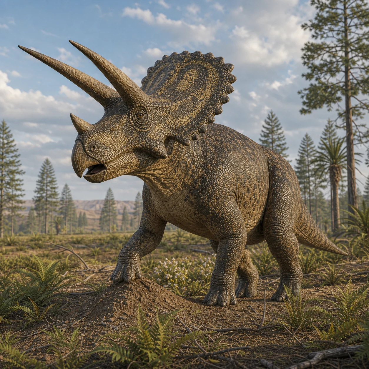 Albertaceratops — reconstrução científica