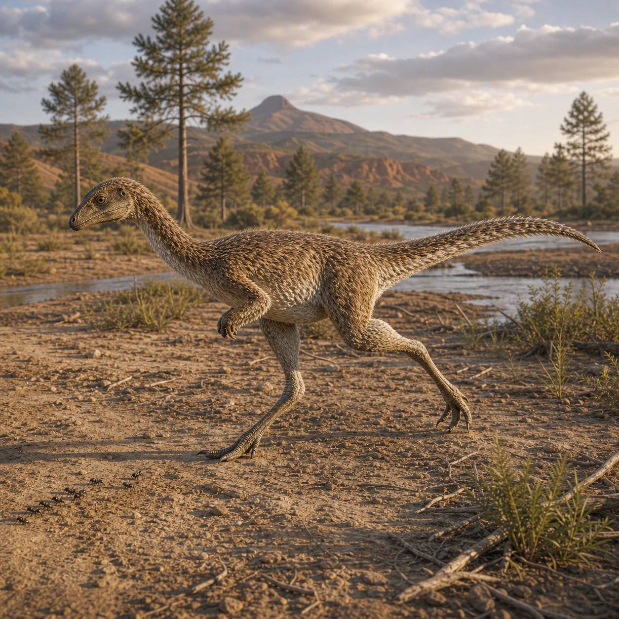 Alvarezsaurus — reconstrução científica
