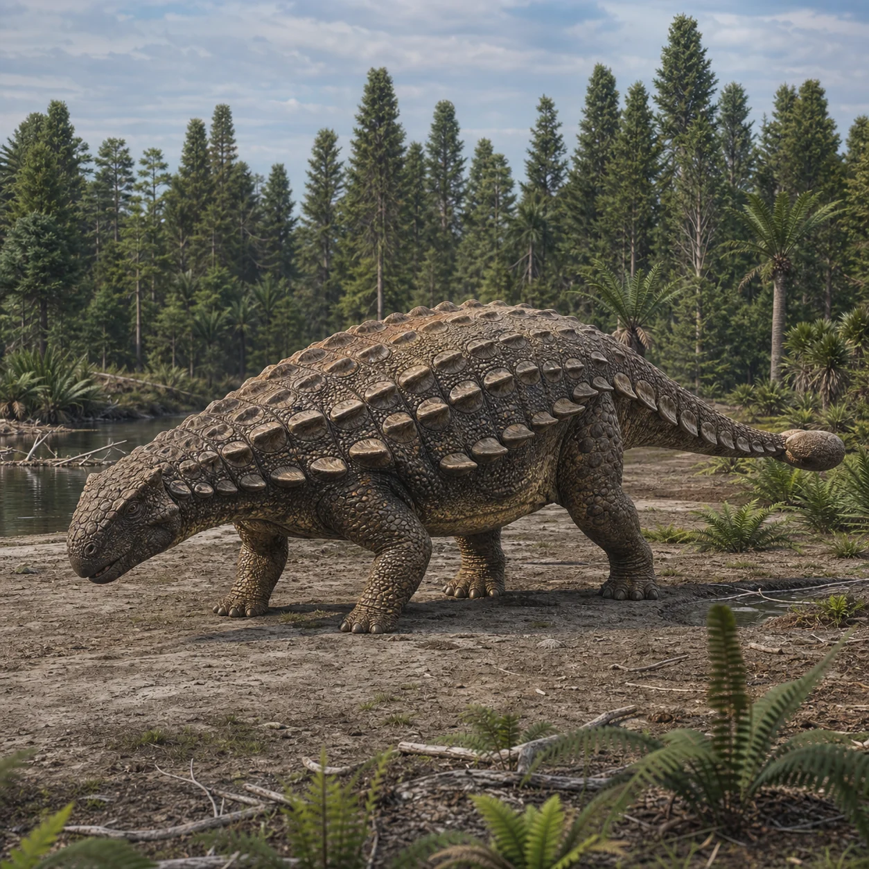 Ankylosaurus — reconstrução científica