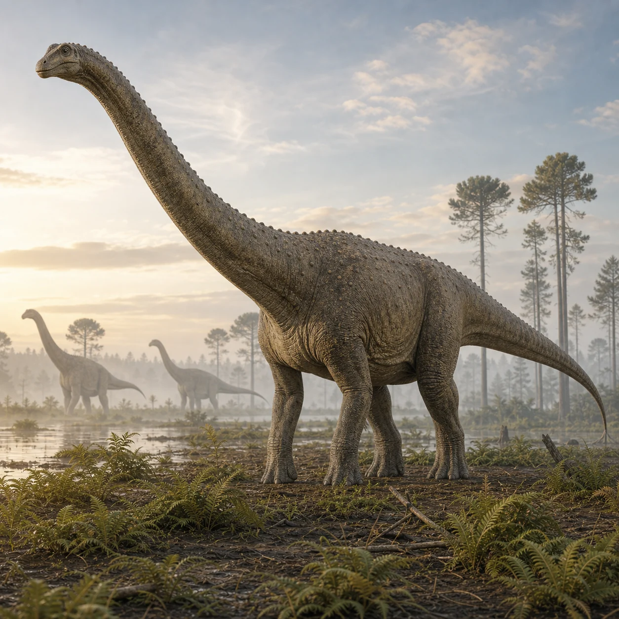 Antarctosaurus — reconstrução científica