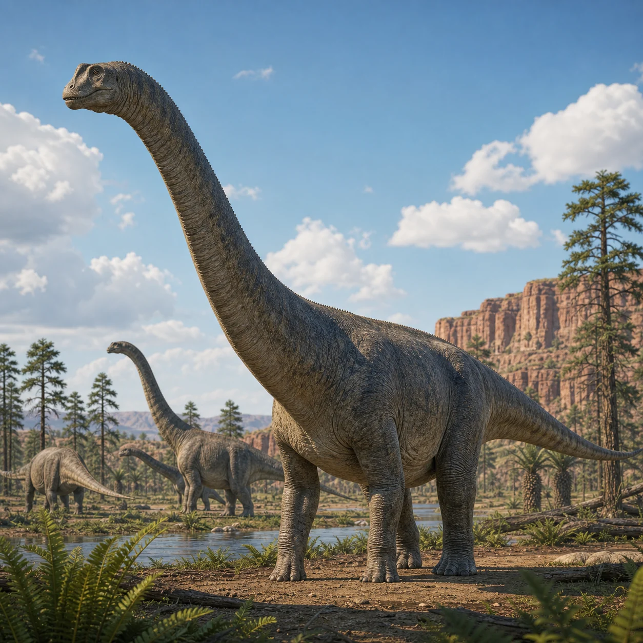 Apatosaurus — reconstrução científica