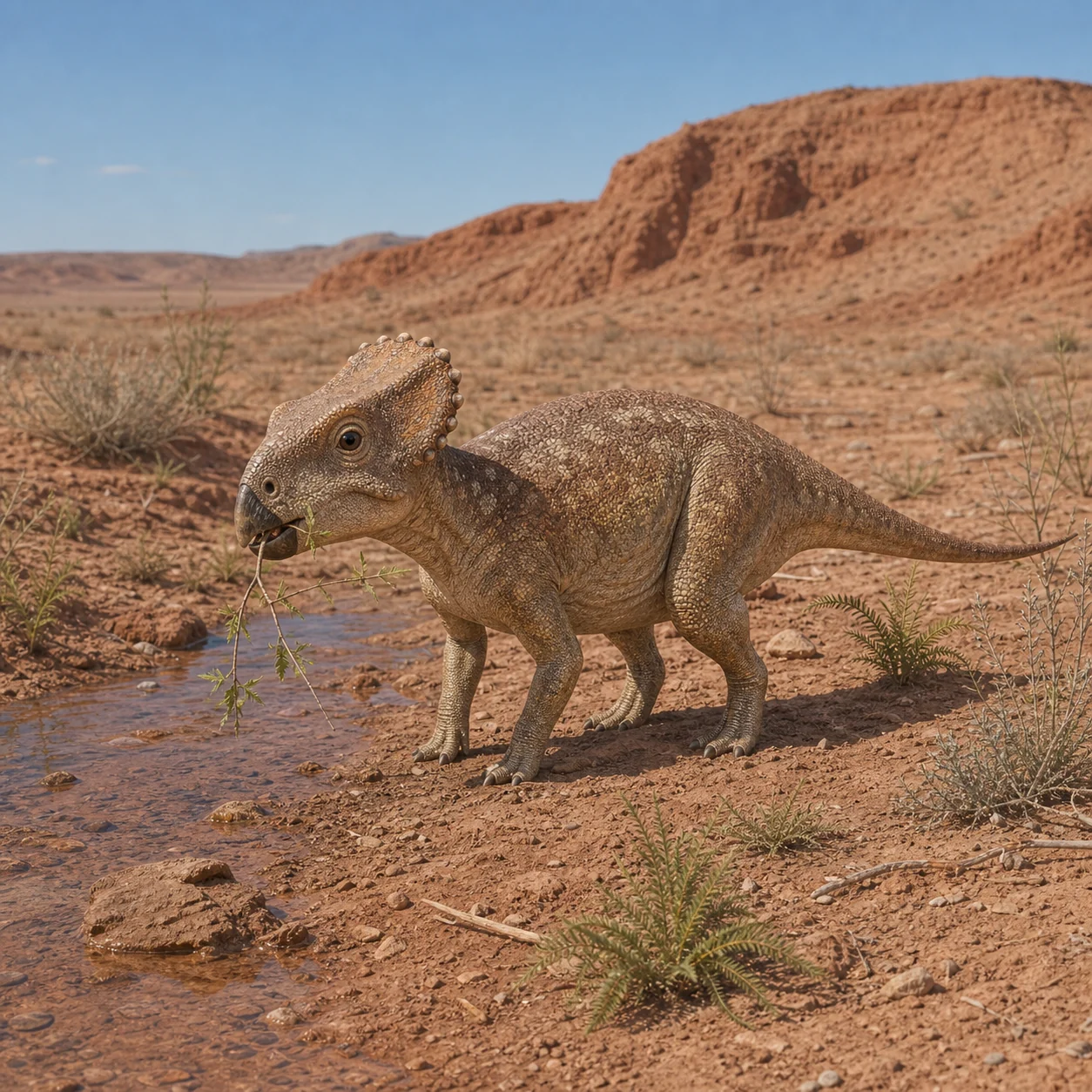 Auroraceratops — reconstrução científica