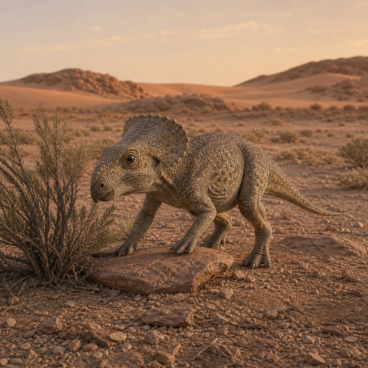 Bagaceratops — reconstrução científica