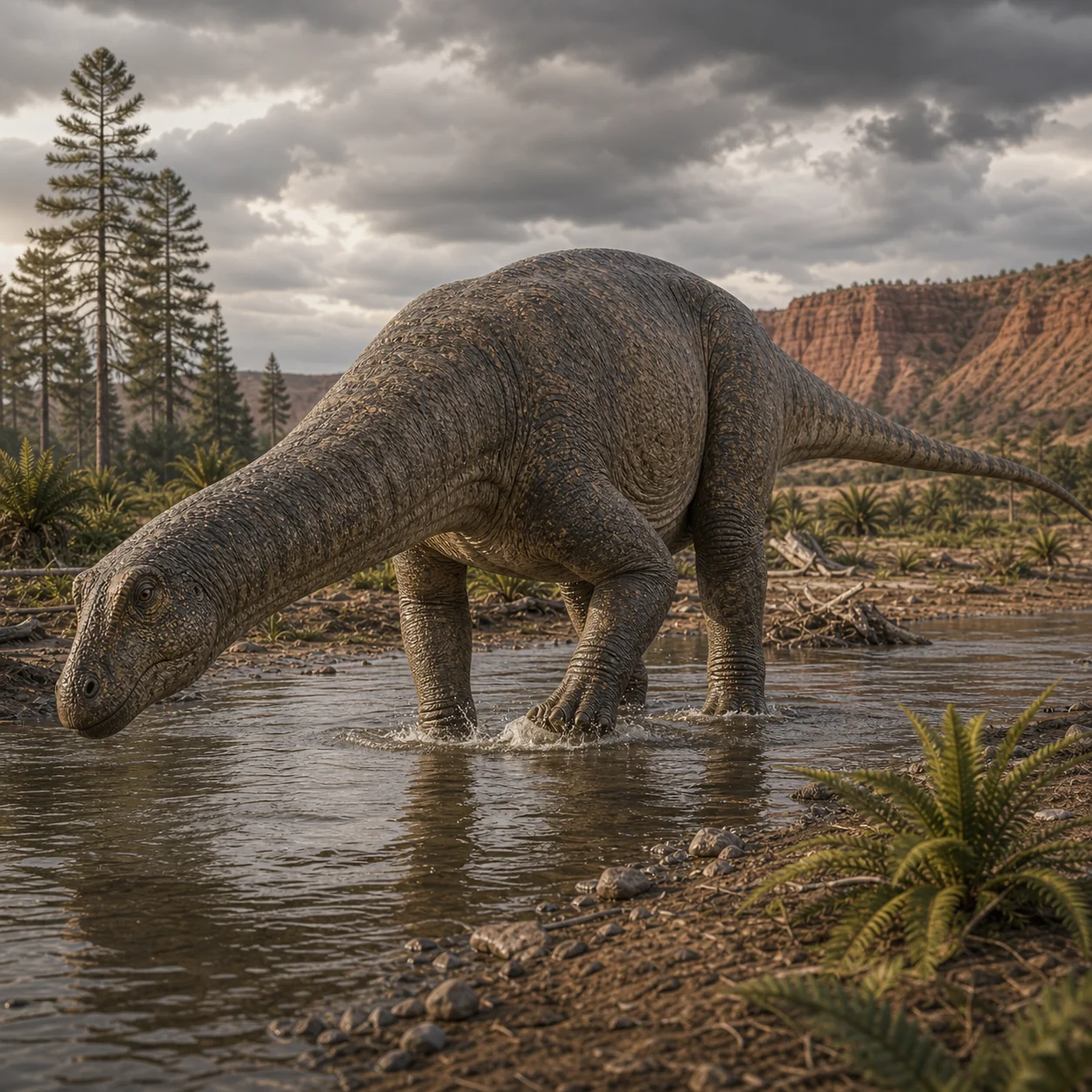 Brontosaurus — reconstrução científica