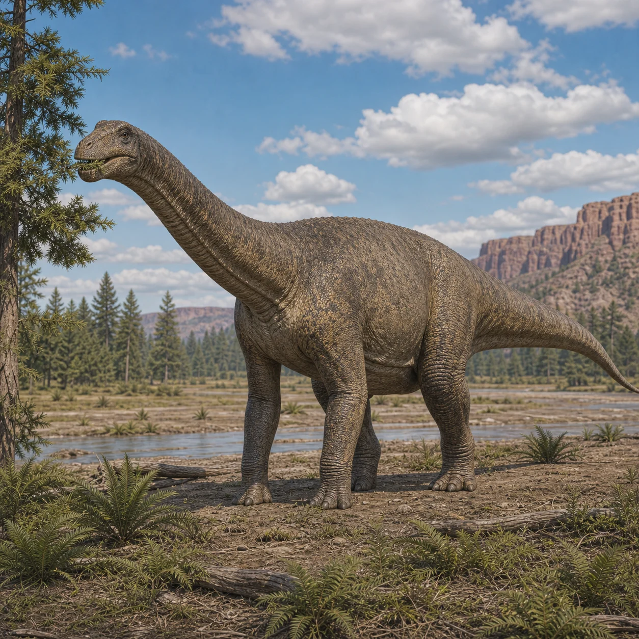 Camarasaurus — reconstrução científica