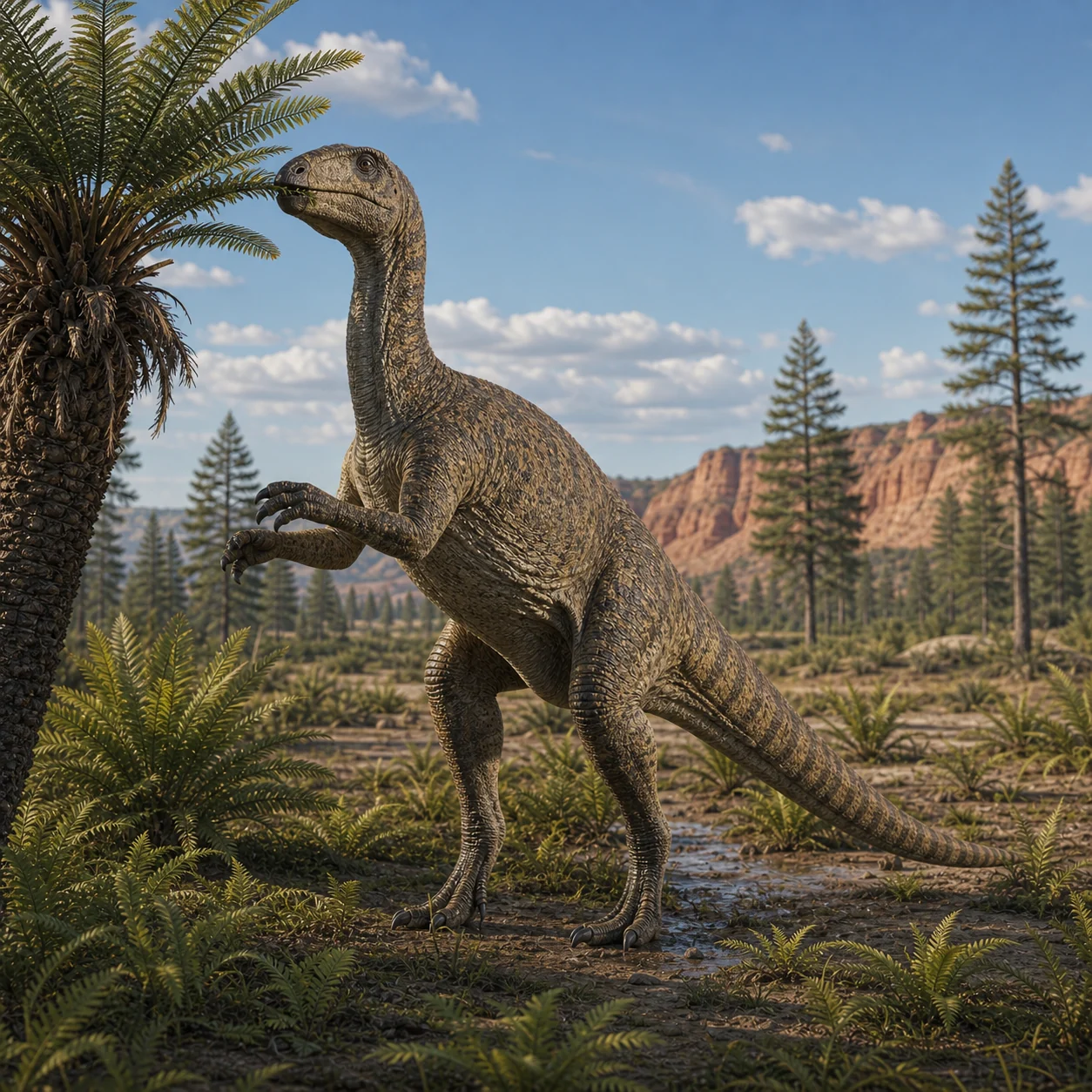 Camptosaurus — reconstrução científica
