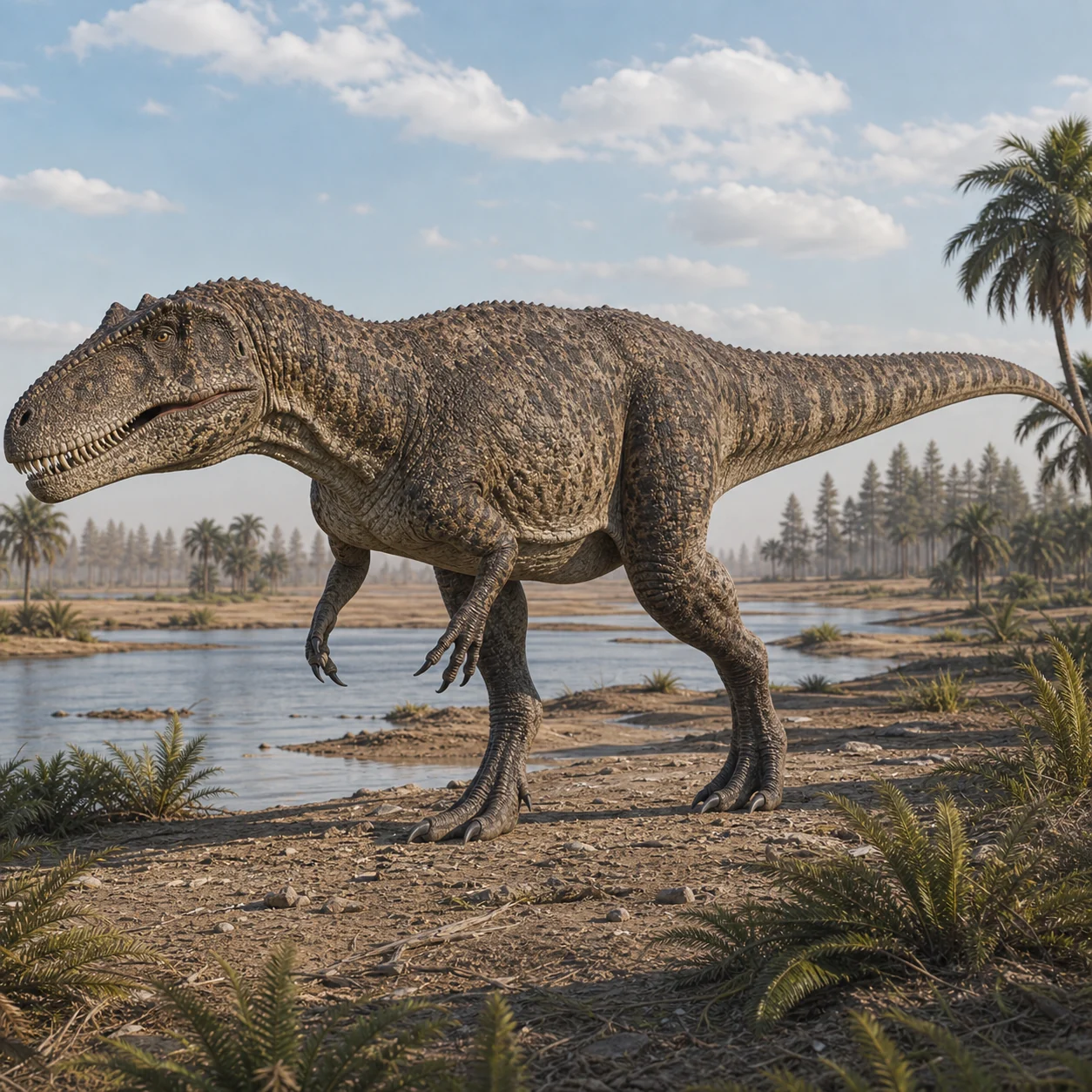 Carcharodontosaurus — reconstrução científica