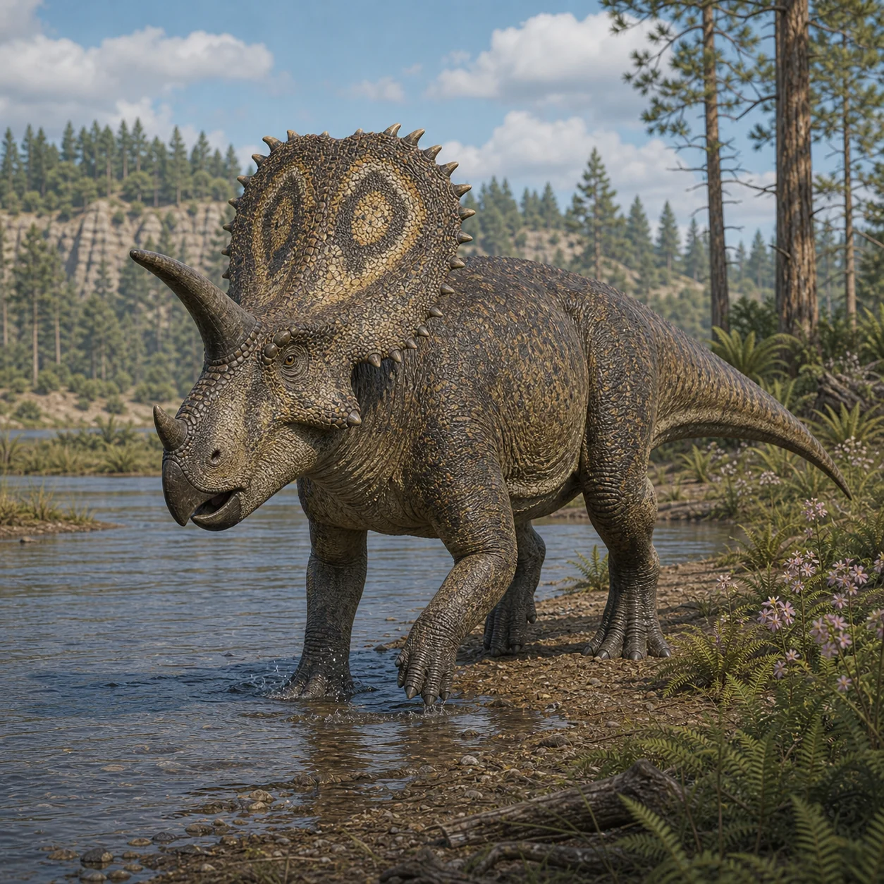 Centrosaurus — reconstrução científica