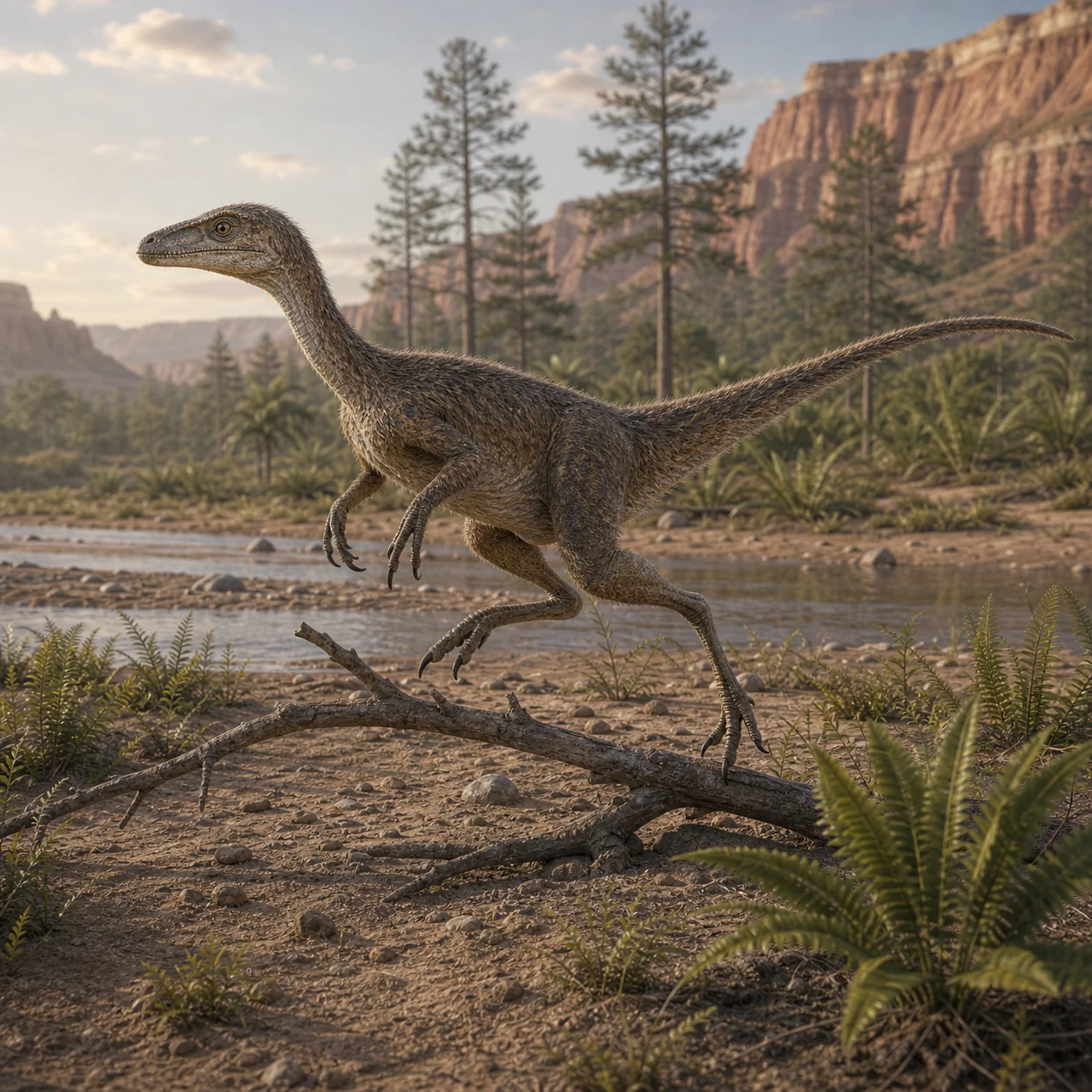 Coelurus — reconstrução científica