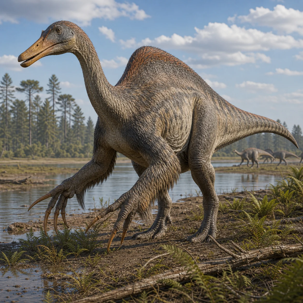 Deinocheirus — reconstrução científica