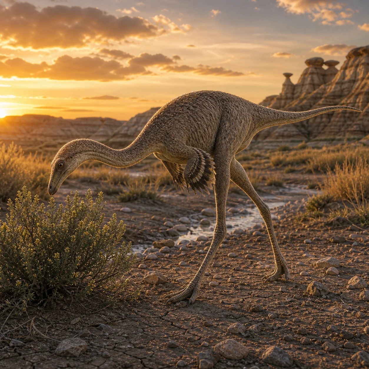 Dromiceiomimus — reconstrução científica