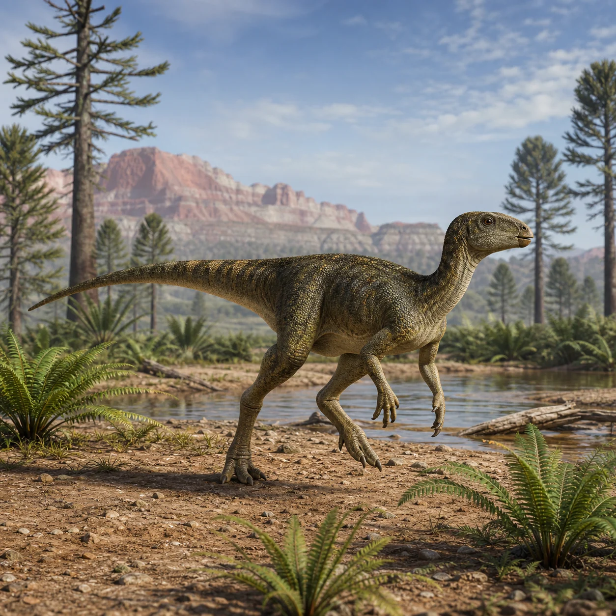 Dryosaurus — reconstrução científica