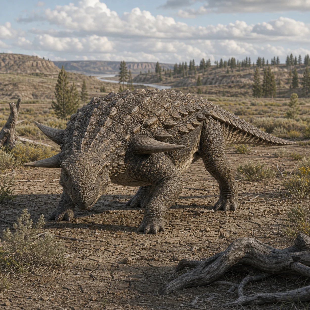 Edmontonia — reconstrução científica