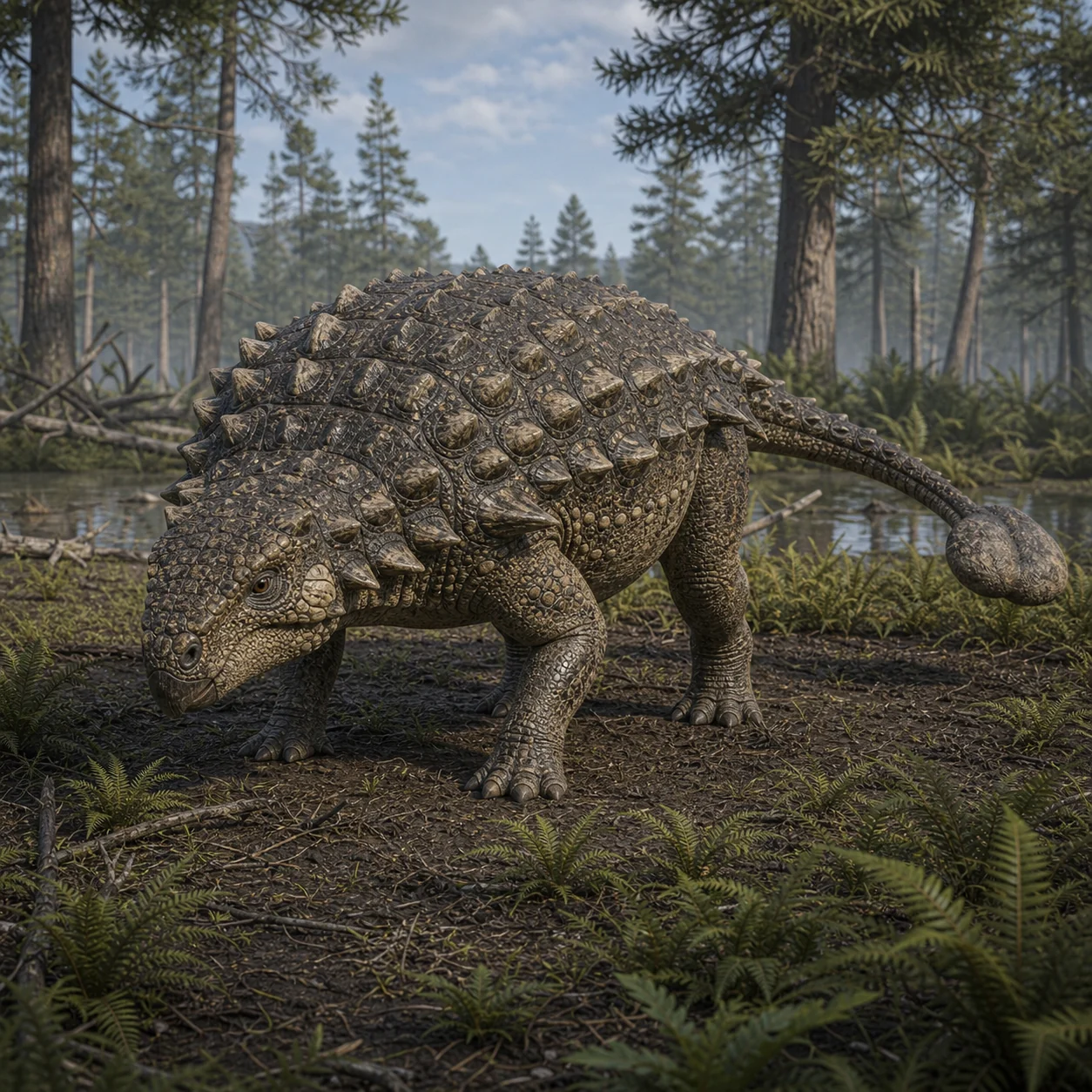 Euoplocephalus — reconstrução científica