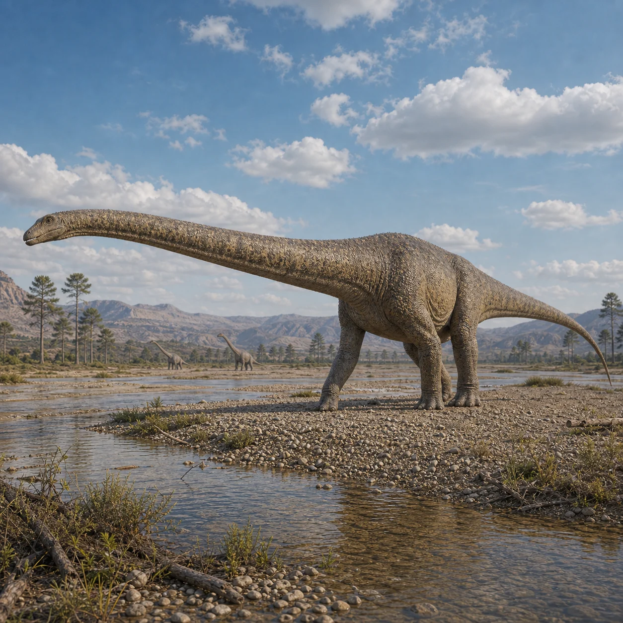 Futalognkosaurus — reconstrução científica