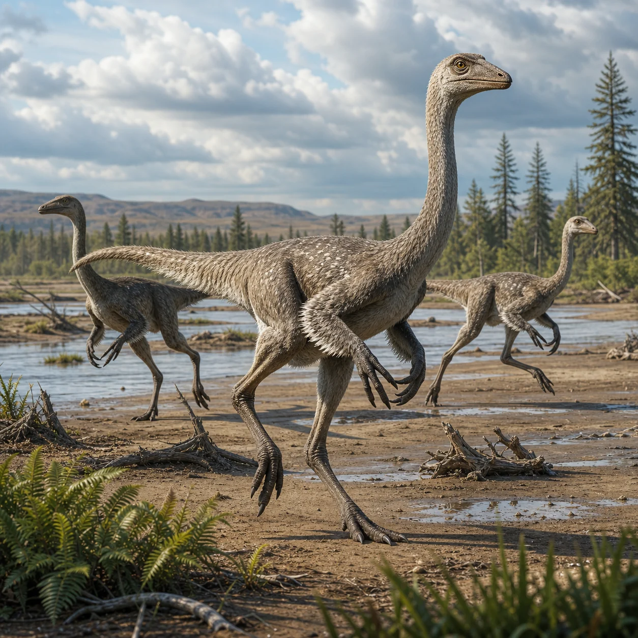Gallimimus — reconstrução científica