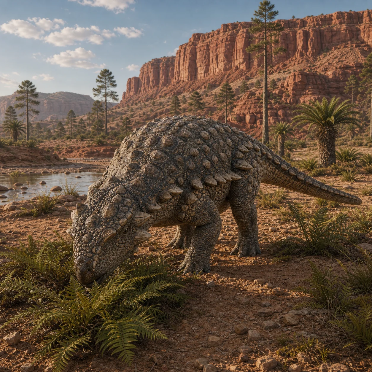Gargoyleosaurus — reconstrução científica