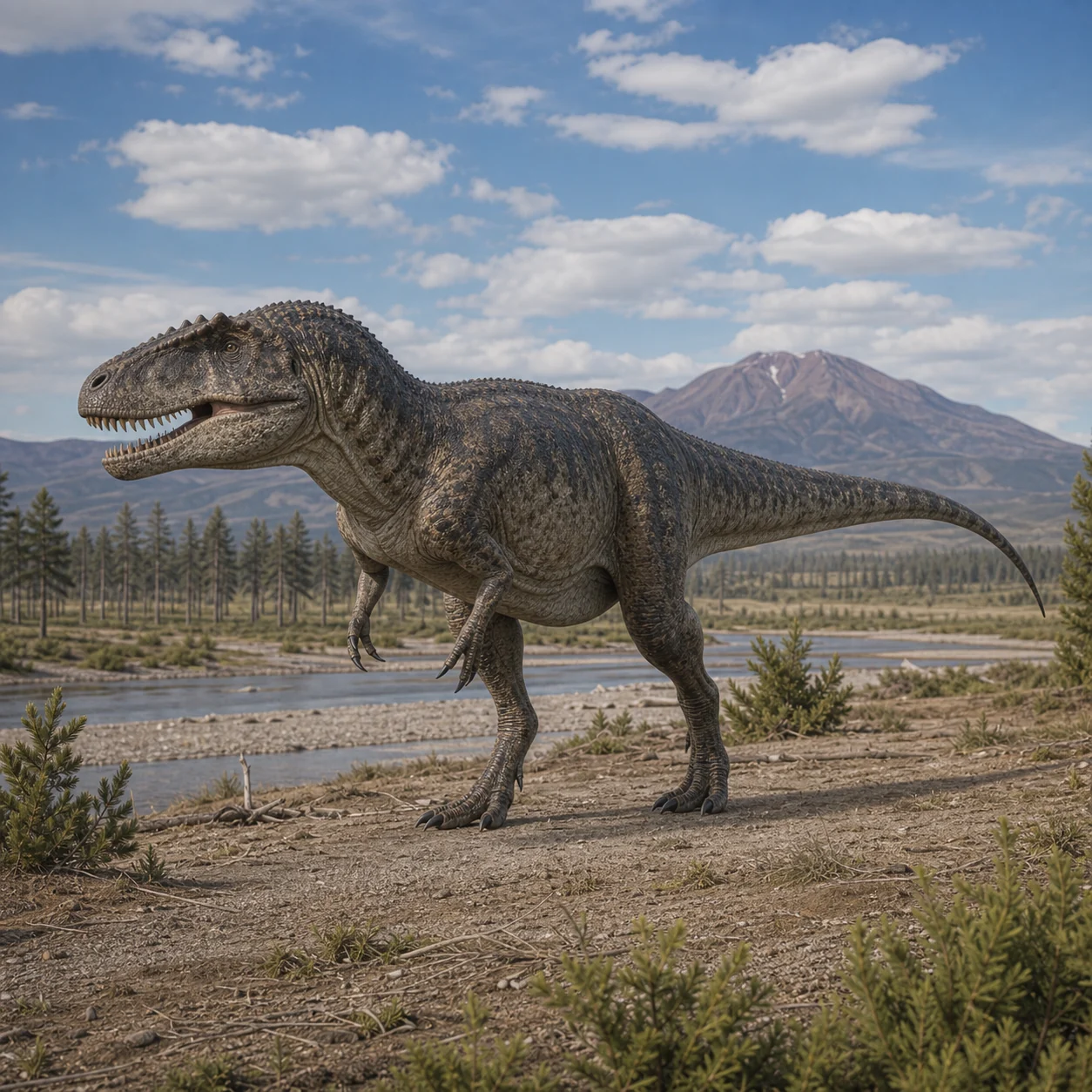 Giganotosaurus — reconstrução científica
