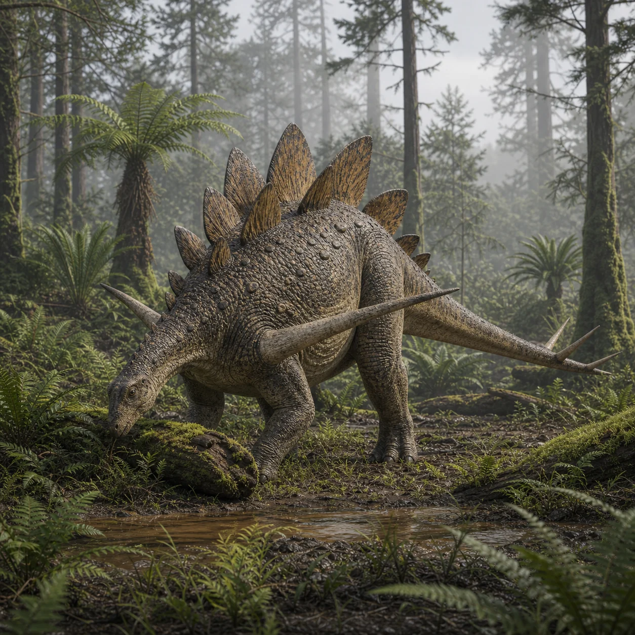 Gigantspinosaurus — reconstrução científica