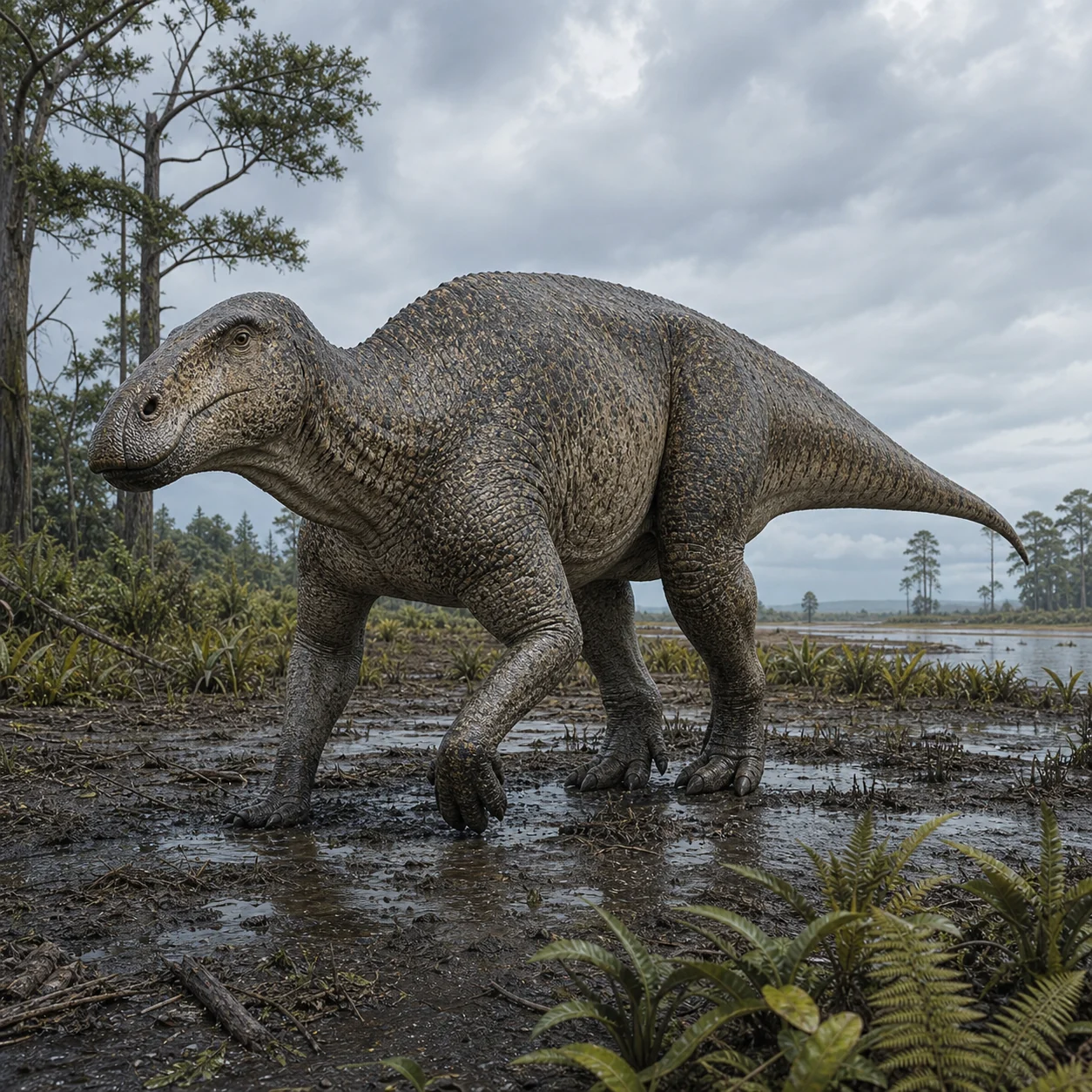 Hadrosaurus — reconstrução científica