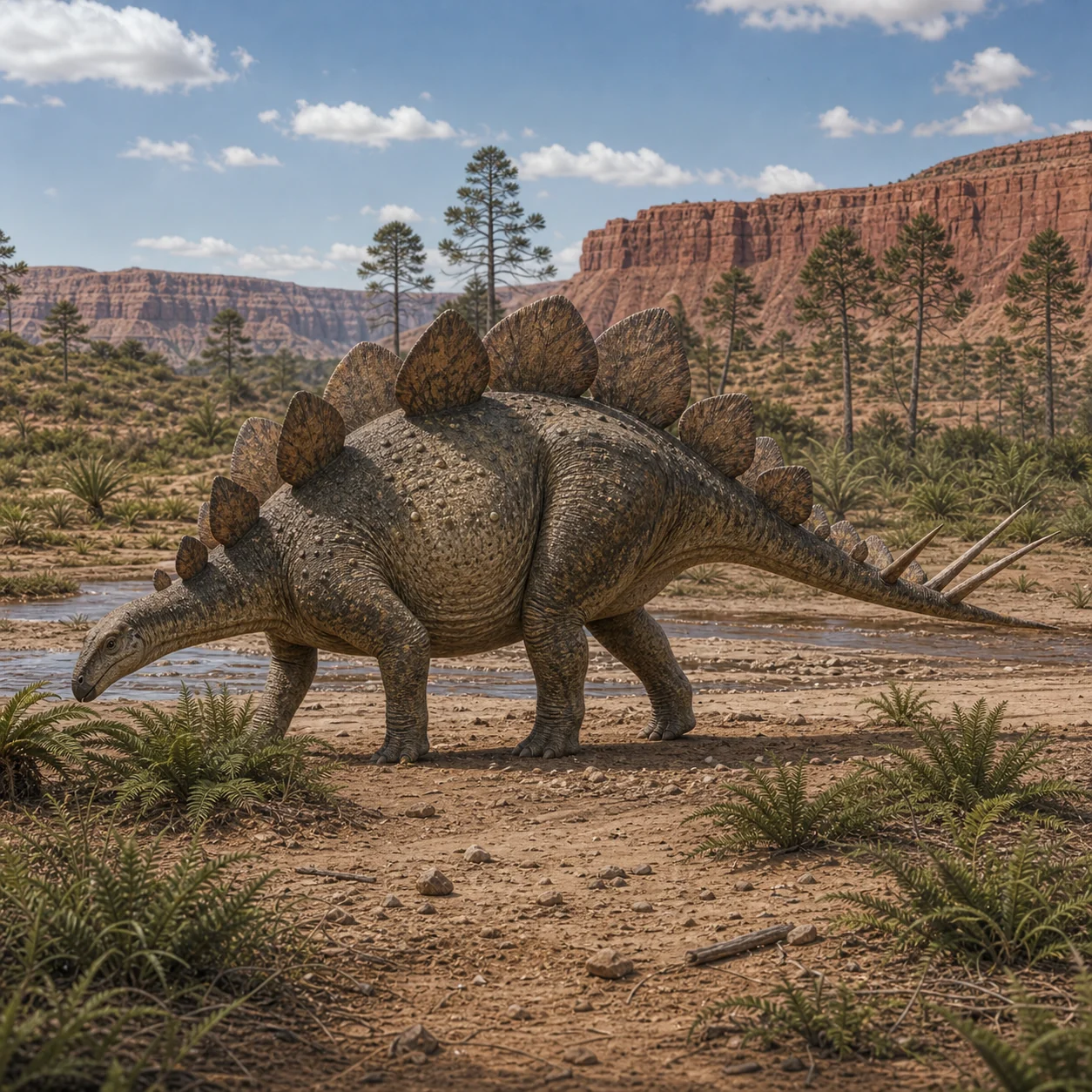 Hesperosaurus — reconstrução científica