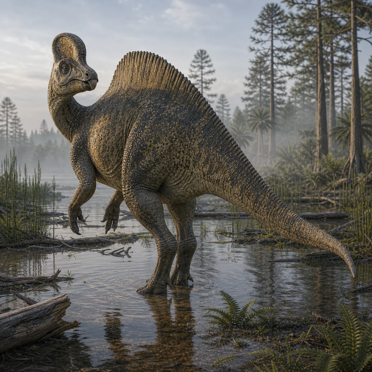 Hypacrosaurus — reconstrução científica