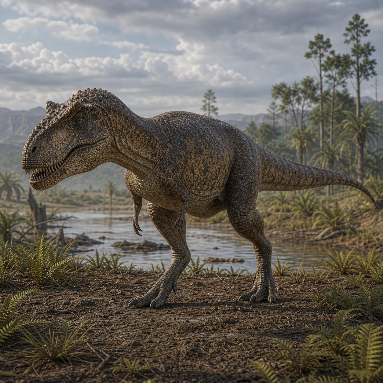 Indosuchus — reconstrução científica
