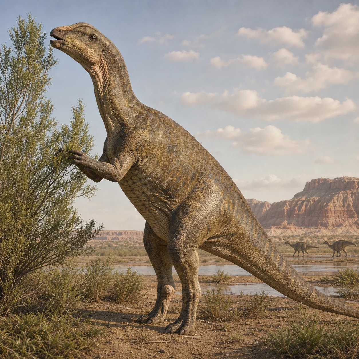 Jaxartosaurus — reconstrução científica