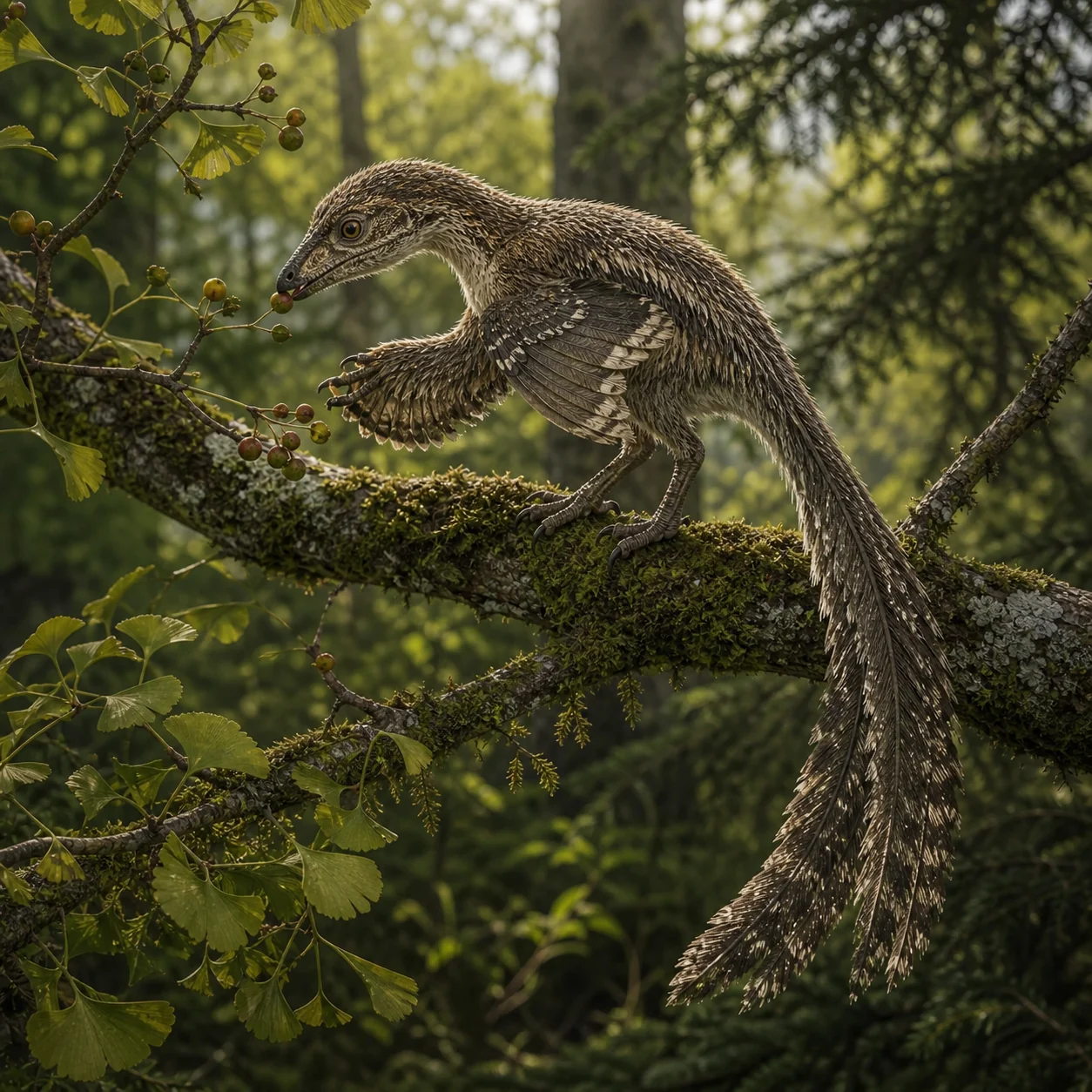 Jinfengopteryx — reconstrução científica