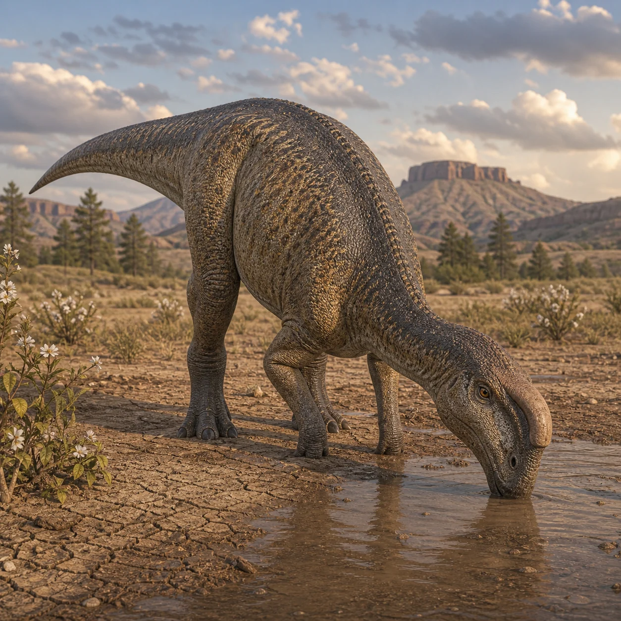 Kritosaurus — reconstrução científica
