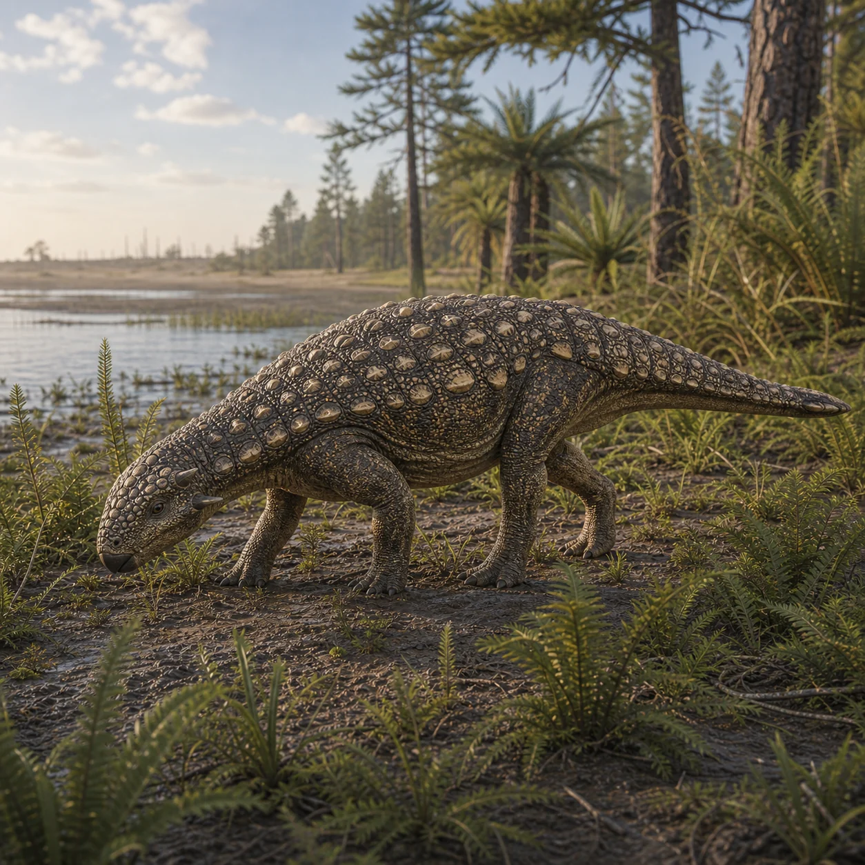Kunbarrasaurus — reconstrução científica