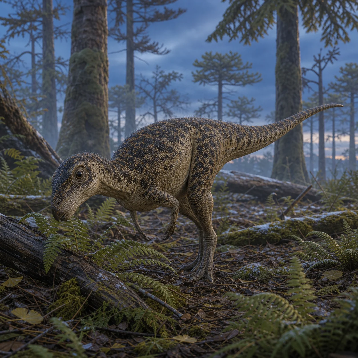 Leaellynasaura — reconstrução científica