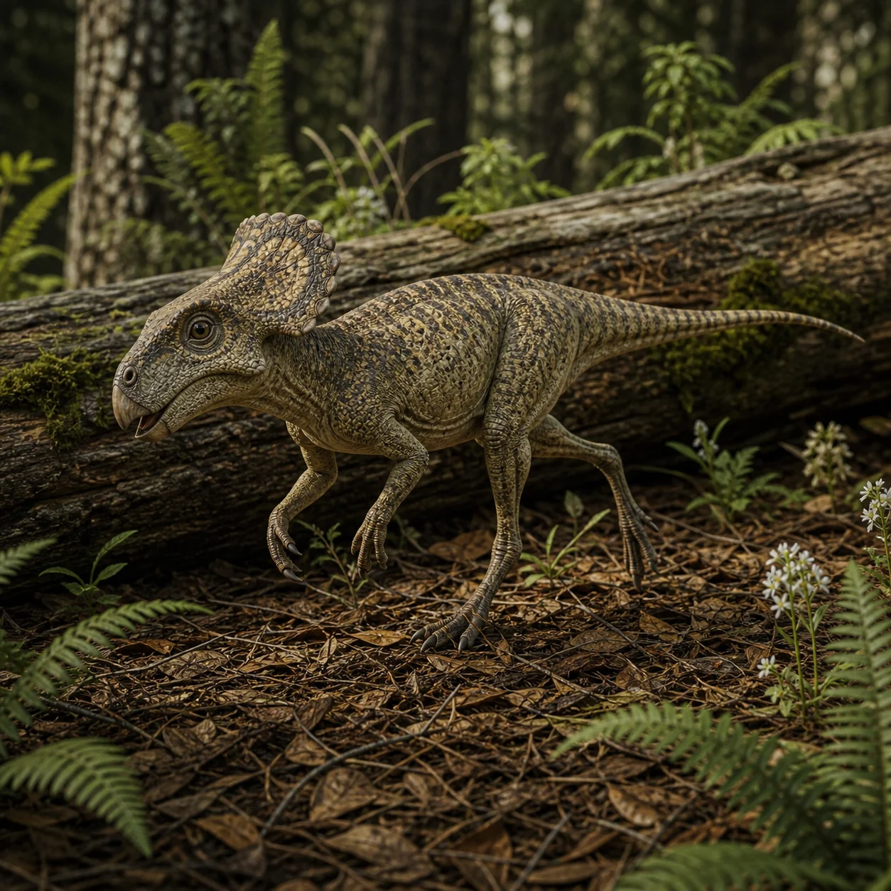 Leptoceratops — reconstrução científica