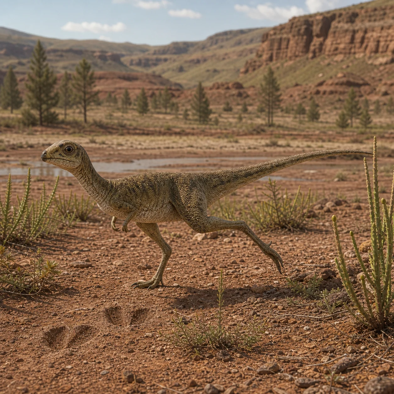 Lesothosaurus — reconstrução científica
