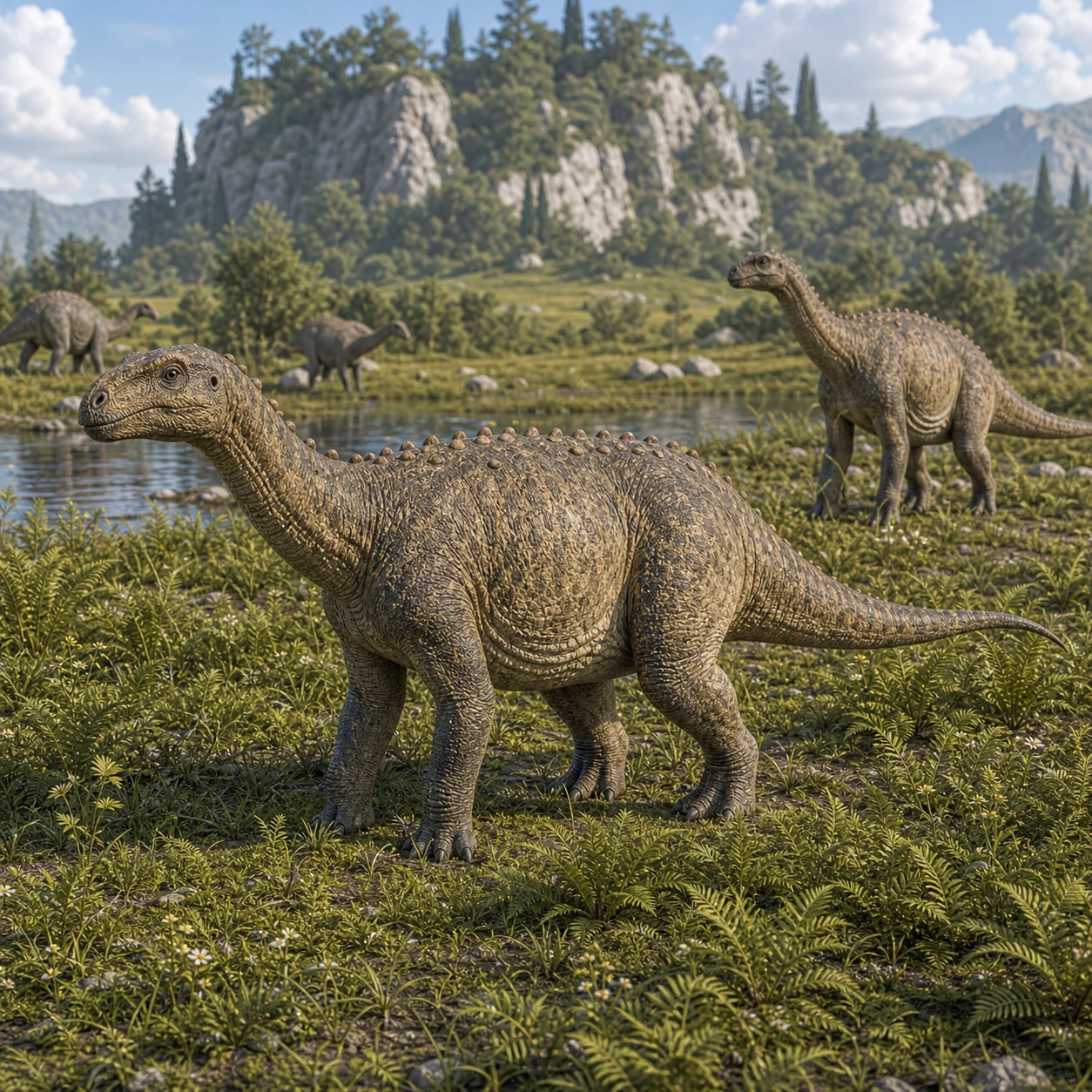 Magyarosaurus — reconstrução científica