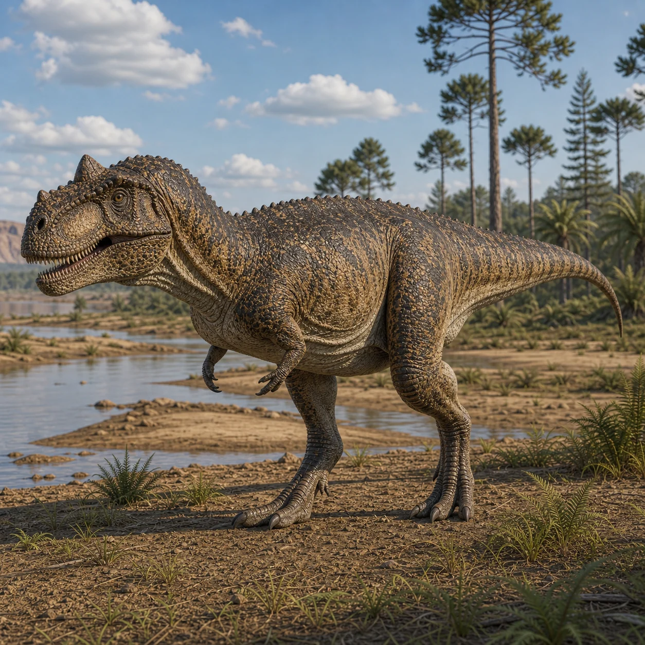 Majungasaurus — reconstrução científica