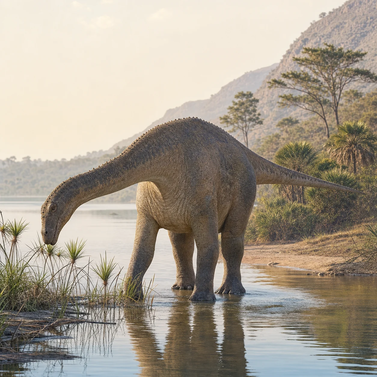 Malawisaurus — reconstrução científica