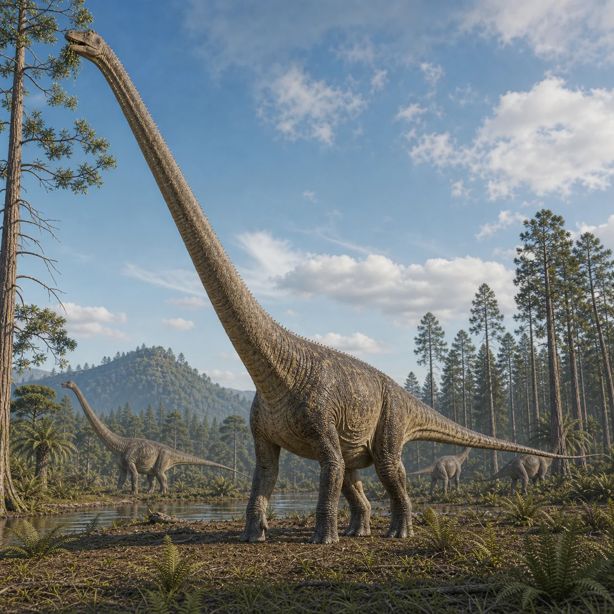 Mamenchisaurus — reconstrução científica
