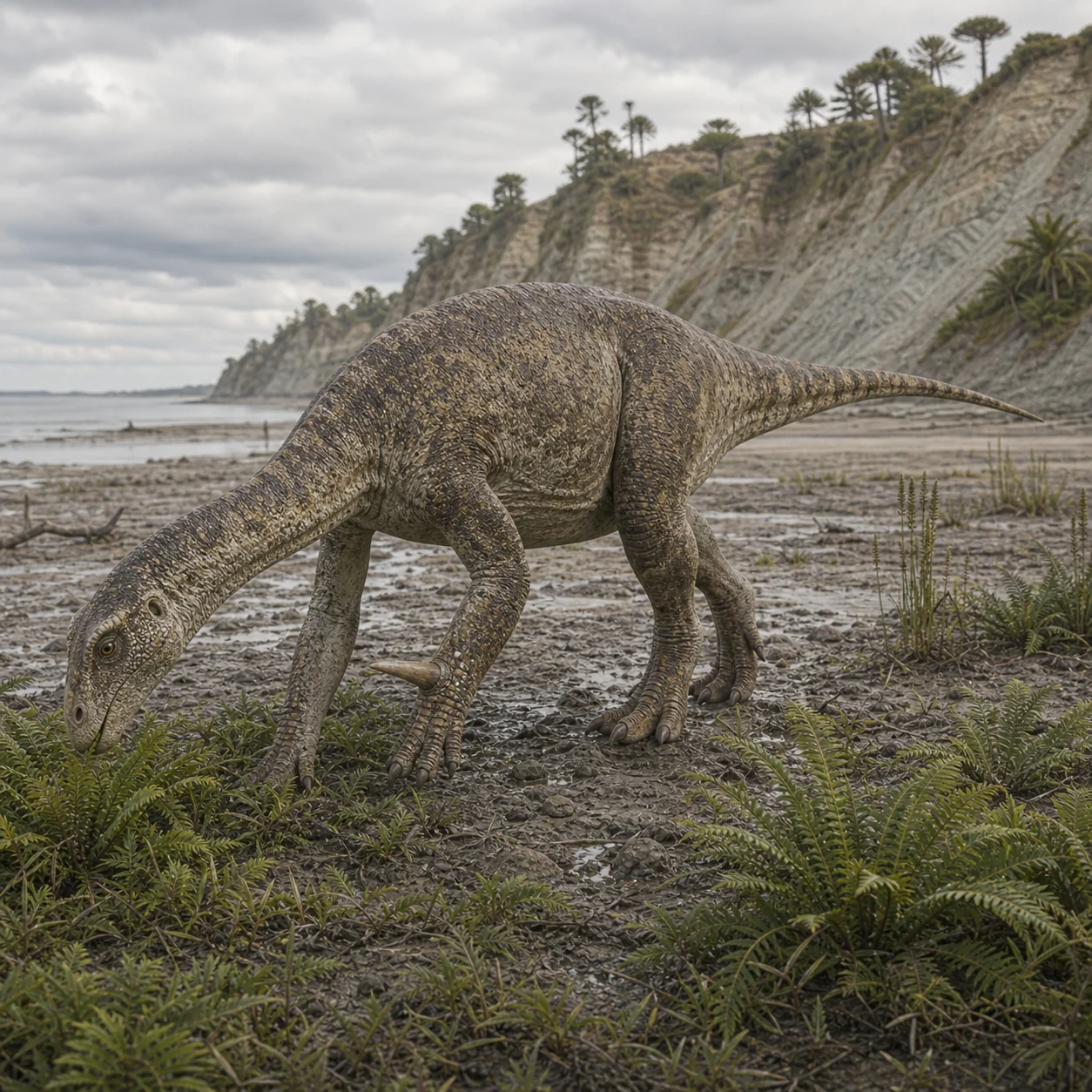 Mantellisaurus — reconstrução científica