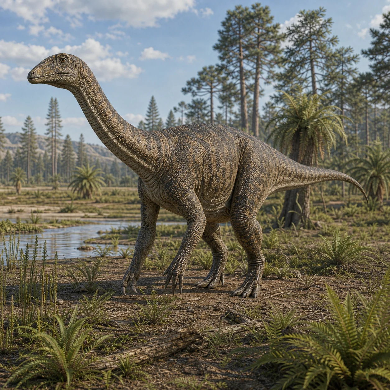 Massospondylus — reconstrução científica