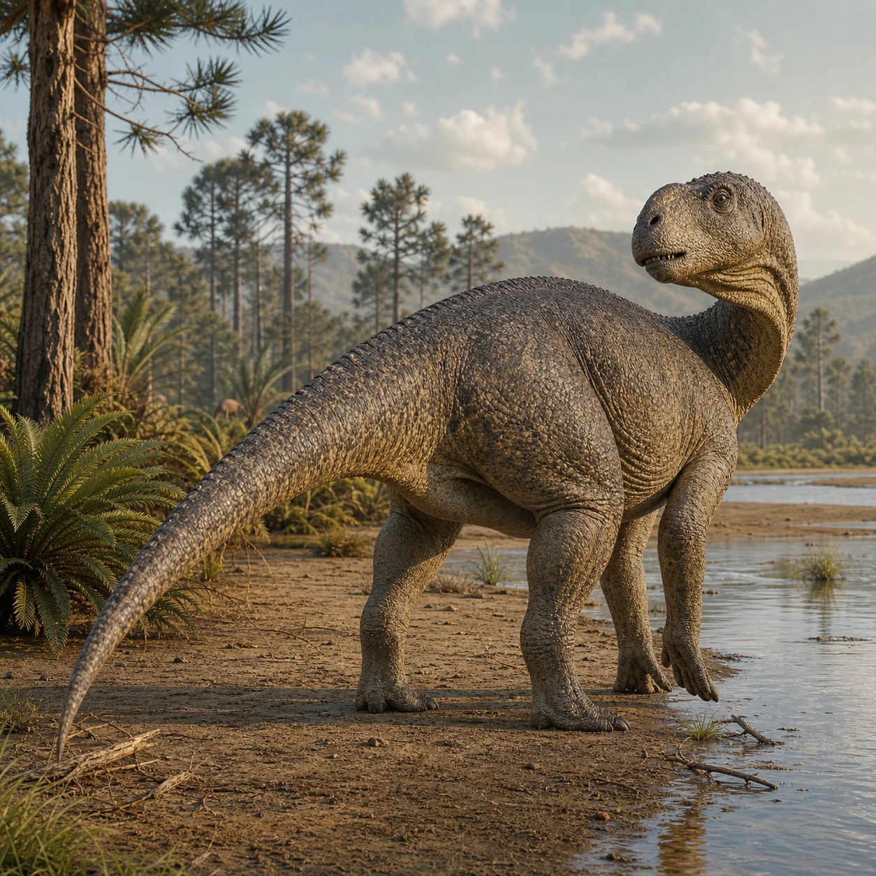 Muttaburrasaurus — reconstrução científica