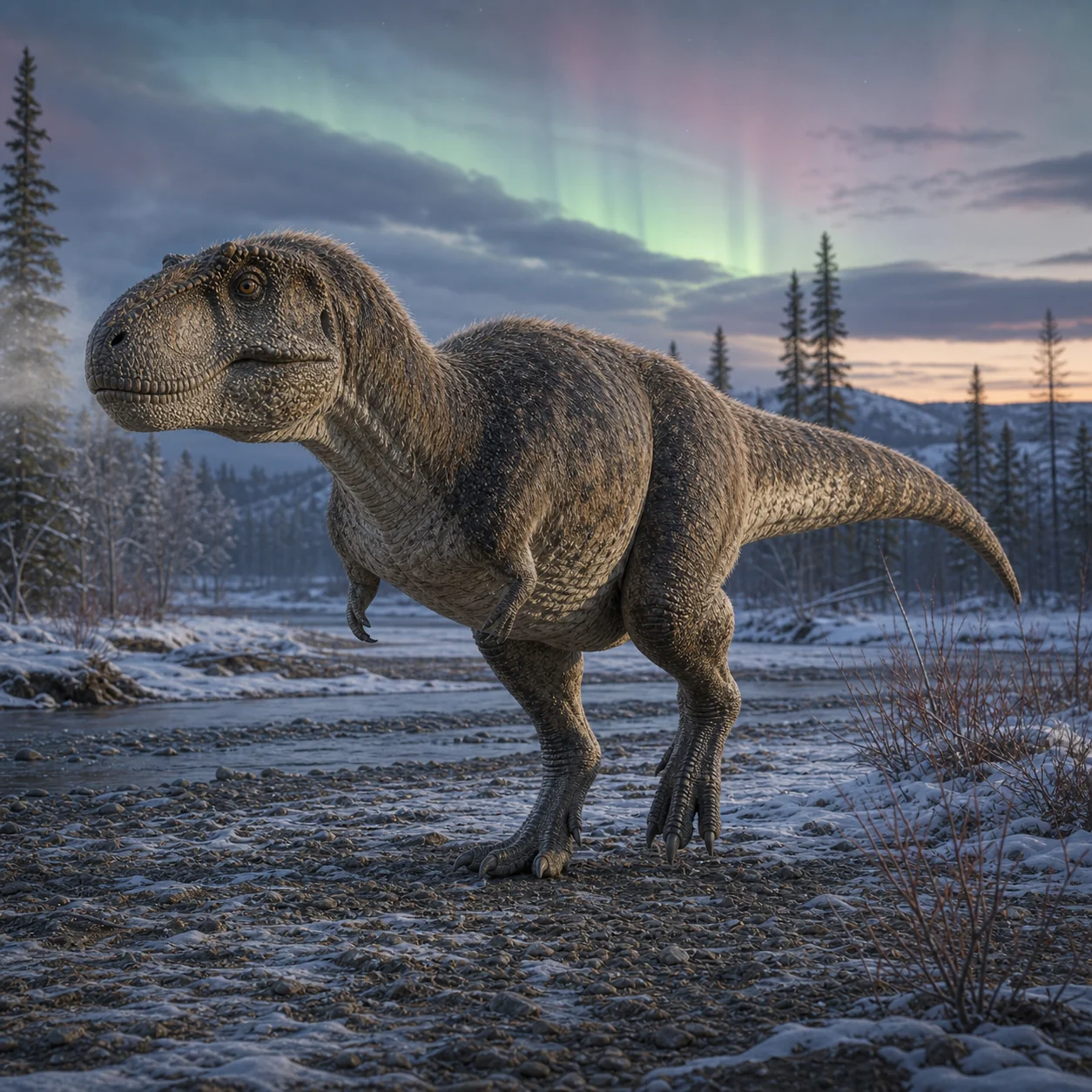 Nanuqsaurus — reconstrução científica