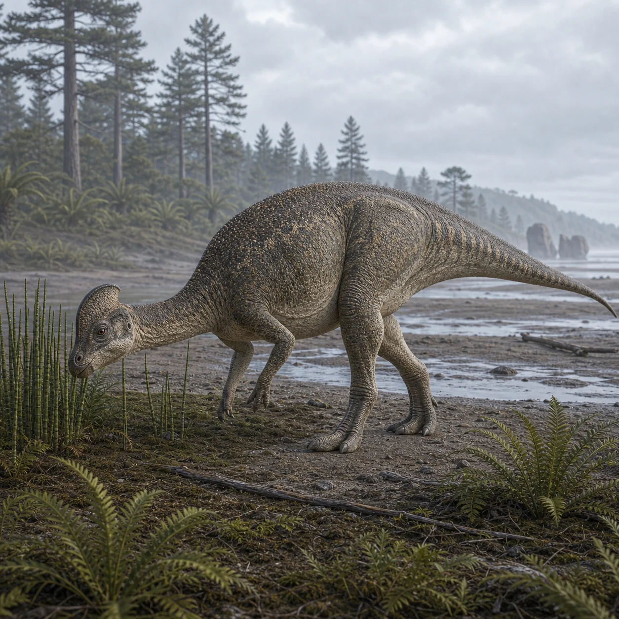 Nipponosaurus — reconstrução científica