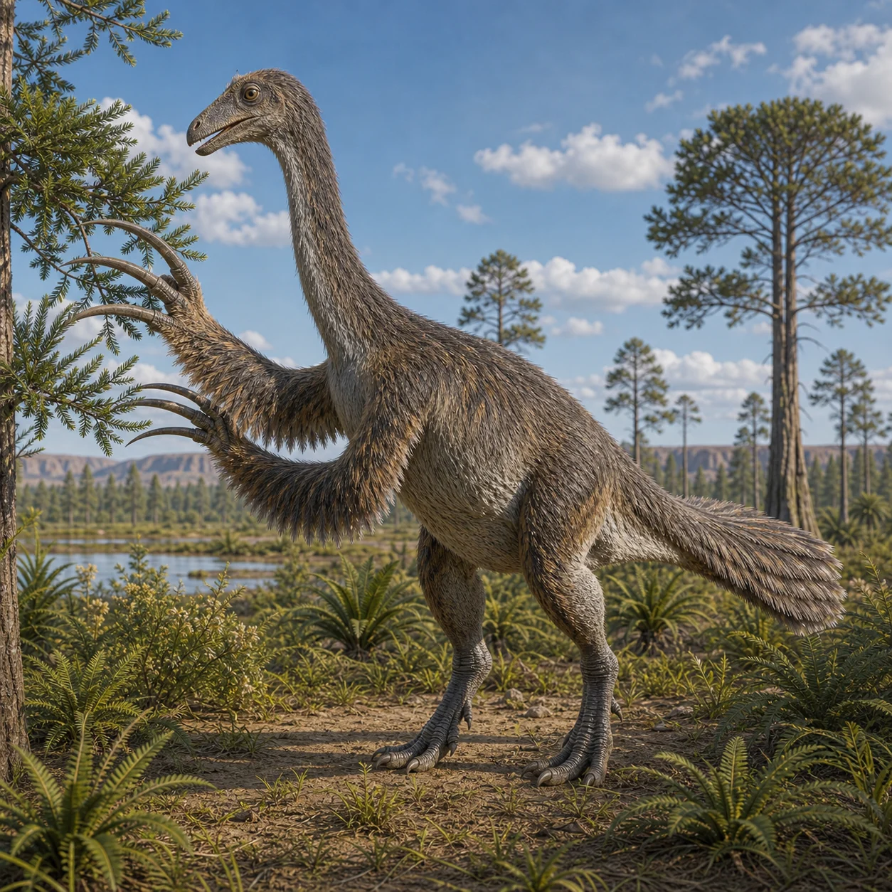 Nothronychus — reconstrução científica