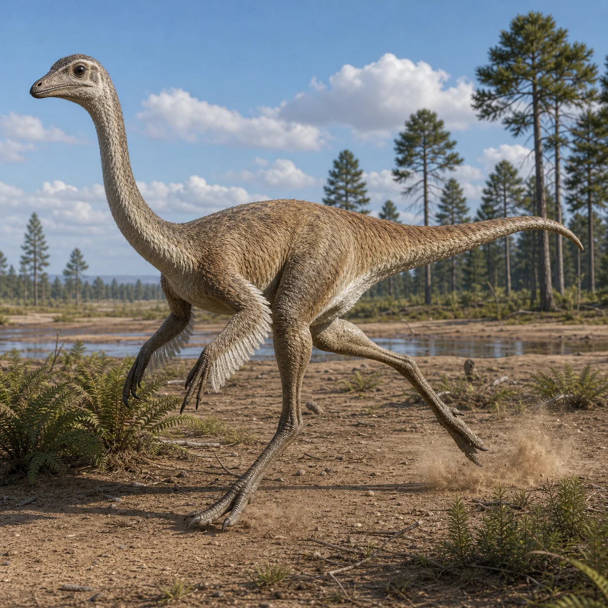 Ornithomimus — reconstrução científica