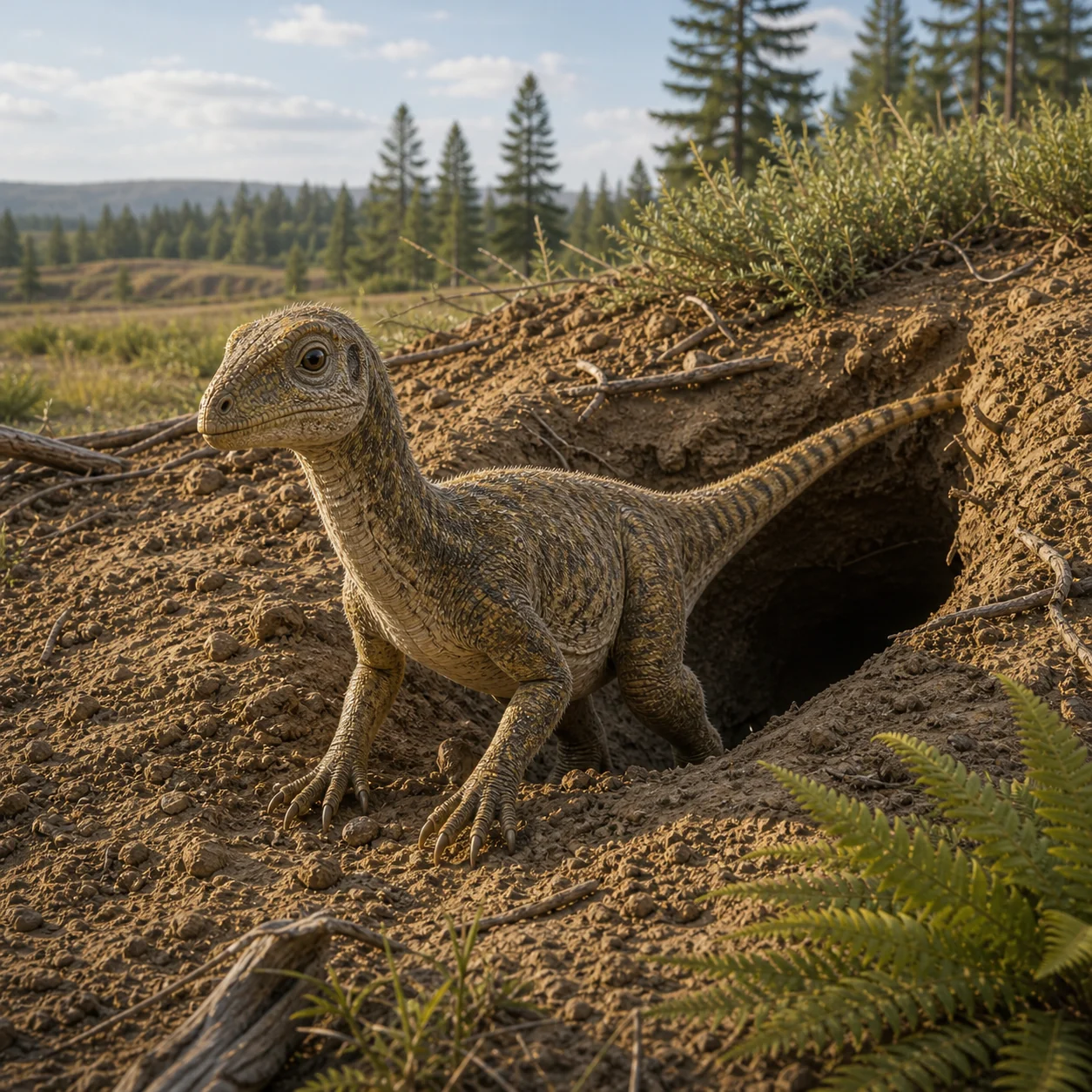 Oryctodromeus — reconstrução científica
