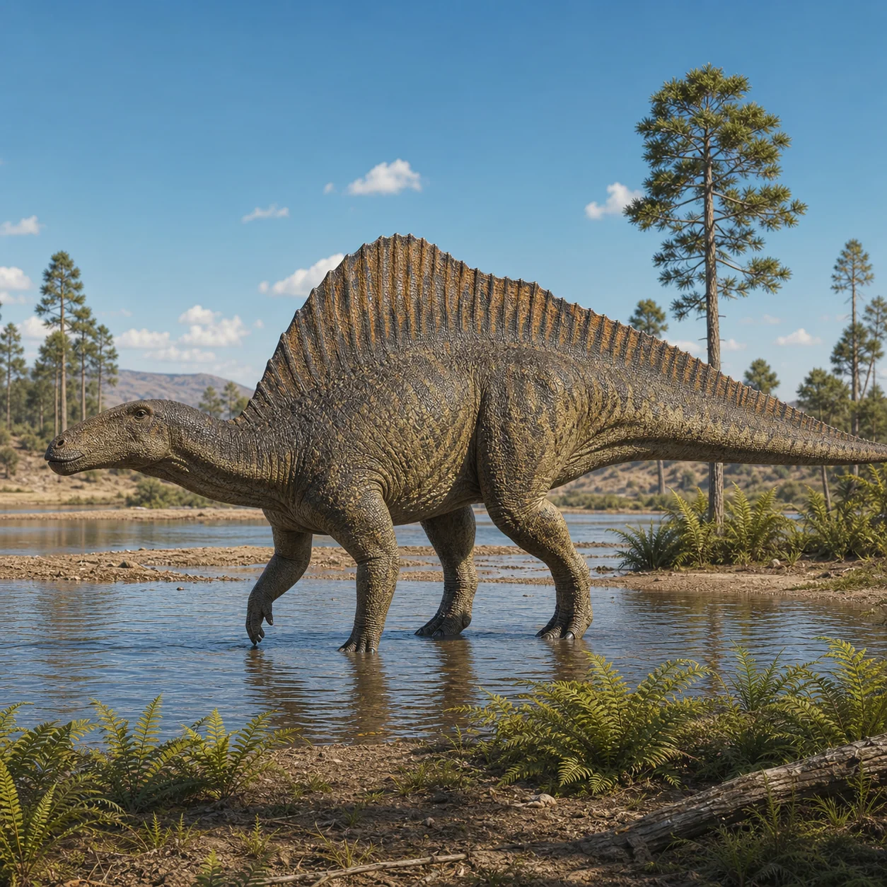 Ouranosaurus — reconstrução científica