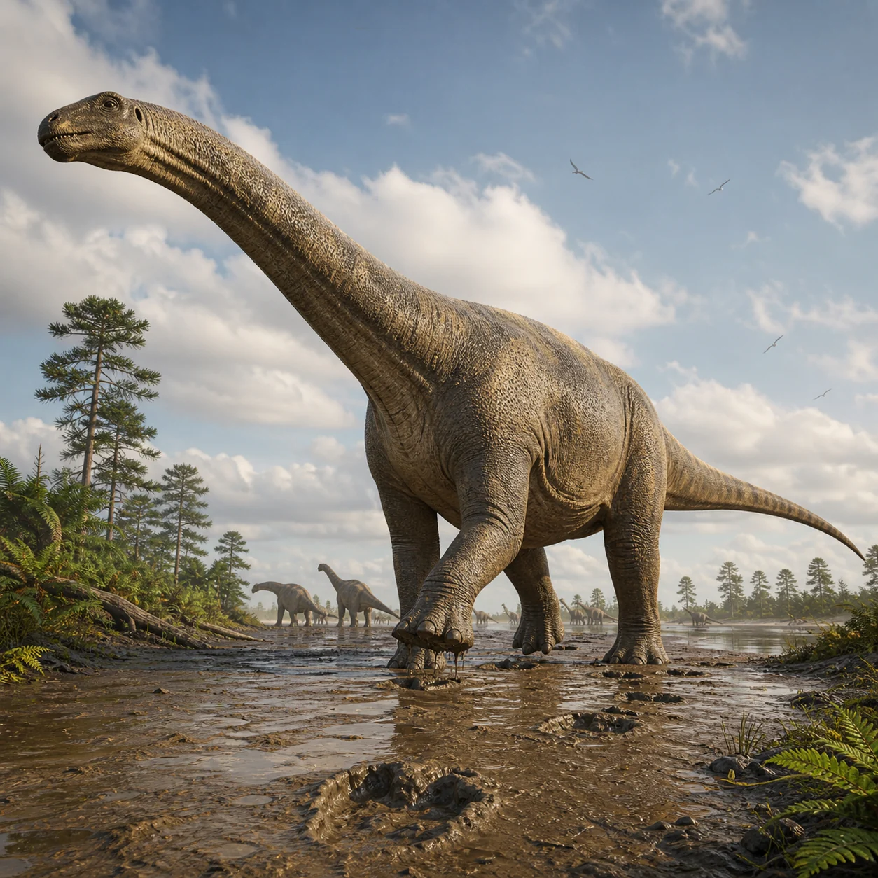 Paluxysaurus — reconstrução científica